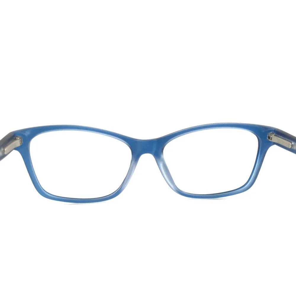 Success Eyeglasses Frames SS-91 M. BLUE Matte Blue Cat Eye Full Rim 54-17-145
